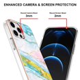Case for IPhone 12 PRO MAX Marble Pattern Soft Bumper Protection Slim