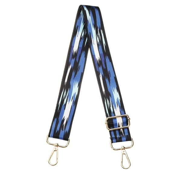 Uxcell Purse Straps Replacement Crossbody, 51 Inch Wide Shoulder Bag Strap Adjustable Canvas Straps for Handbag Wallet Clutch Crossbody Bags, Blue Cloud Pattern