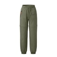 thumbnail image 5 of Hudaneo Womens Pants Lightweight Cargo Pants for Womens Zip-Off Trekking Trousers Waterproof Joggers Hiking Pants, AG M, 5 of 6