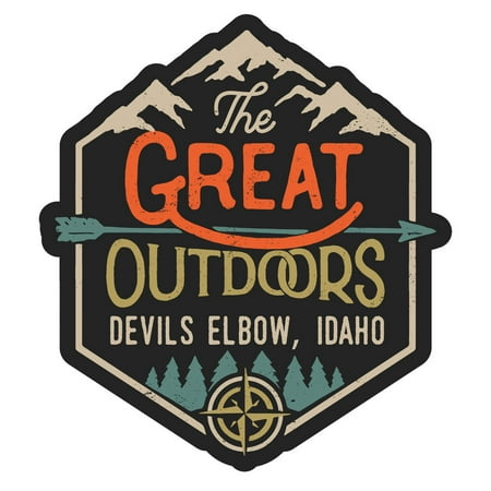 

Devils Elbow Idaho The Great Outdoors Design 4-Inch Fridge Magnet