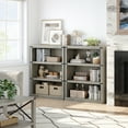 thumbnail image 3 of Aoile 3 Tier Bookcase, 43.3" Farmhouse Book Shelf with Storage Open Display Bookshelves Living Room, Bed Room, Gray, 3 of 9