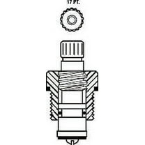 PROPLUS FAUCET STEM COLD FOR STREAMWAY 17 PT per 10 Each