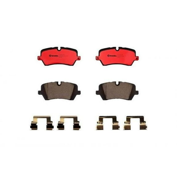 Brembo P44021N Disc Brake Pad Set for 2014-2019 Land Rover Range Rover Sport - Rear