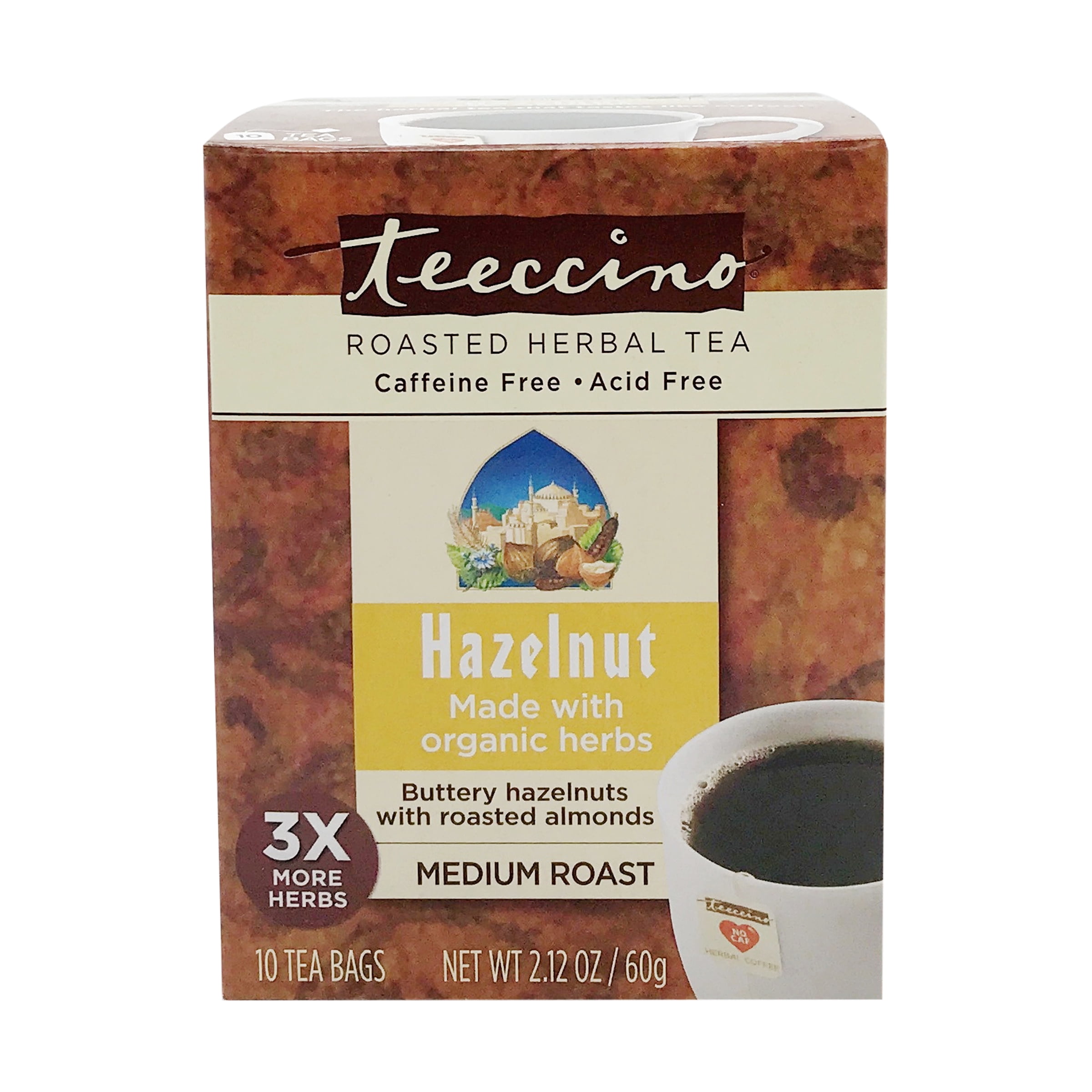 Roasted Herbal Hazelnut Tea, 2.12 oz
