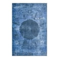 thumbnail image 3 of Unique Loom Yara Collection Area Rug - Nayer (4' x 6' Rectangle Overdyed Blue/Blue), 3 of 7