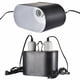 thumbnail image 3 of Reptile Light Fixture Terrarium Heat Lamp Dome Reptile Lighting Stand For Iguanas, Turtles, Hamsters, Snakes, Habitats Individually Controlled No Bulbs, 3 of 9
