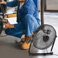thumbnail image 3 of mollie Ventilador de piso de alta velocidad de 22 pulgadas 3572 CFM con 3 velocidades de metal resistente con inclinación ajustable, circulador de aire silencioso portátil para el hogar, dormitorio, g, 3 of 5