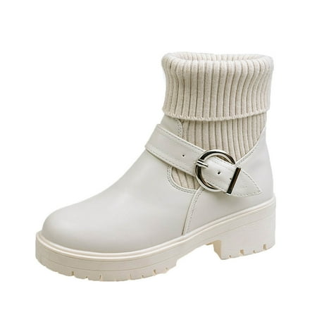 

Fashion Female Warm Boots Women Round Toe High Heel Pumps Heel Slip On Fashion Party Shoes