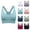 20# Light Blue, variant on Sports Bras for Women, High Impact Workout Running Yoga Bras, Supportive & Adjustable Padded Gym Bras for Large Bust Blue 34