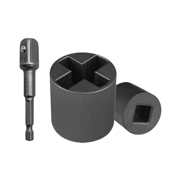 erfcxs Universal Jack Socket Adapter For Hand Drill Heavy Duty Socket Converter For Scissor Car Jack Steel Easy Tire Change Tool