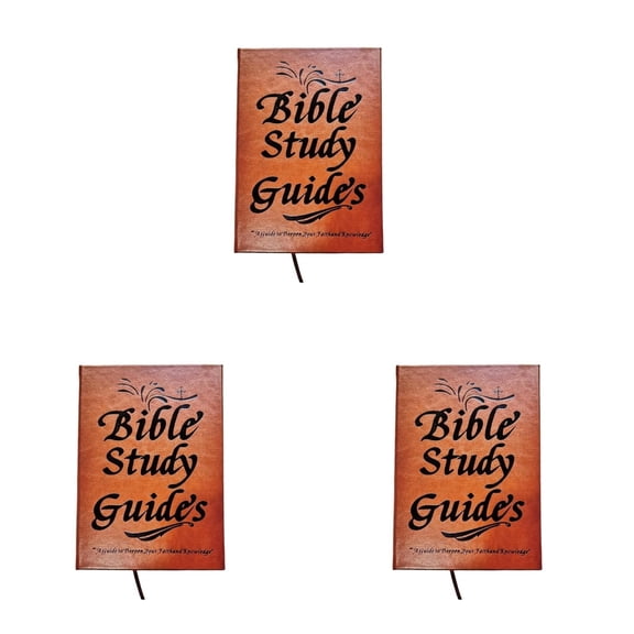 3-Pack 66-Page Bible Study Guides – Daily Devotional Journals for Women, Christian Scripture Planner, Bible in a Year Notebook Set, Reflection & Study Workbooks