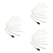 24 pcs  Metal Collar Stays in a Clear Plastic Box with 4 Sizes (55.9mm+63.5mm+69.9mm+76.2mm/2.2 - 3 Inches for each one)