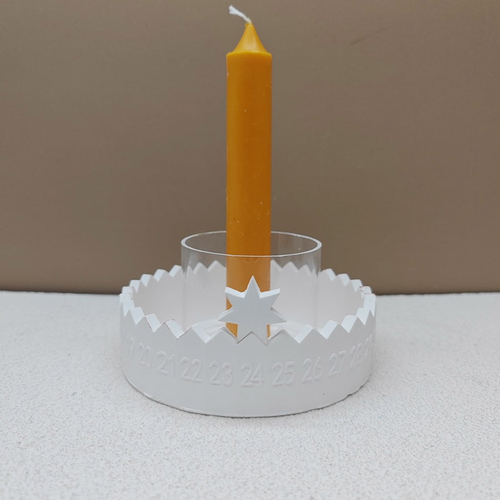 Multiple Size Calendar Sturdy Silicone Mold Set Portable Accessory for Craft Supplies Candle Making Plaster Crafting