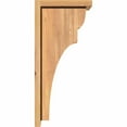 thumbnail image 3 of 7 1/2"W x 10"D x 22"H Yorktown Smooth Corbel w/Backplate, Western Red Cedar, 3 of 9