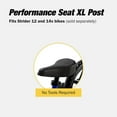 Strider Performance Seat with XL Post Fits All 12 and 14x Balance Bikes Extends Seat Height