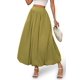 thumbnail image 1 of Falda maxi larga burbuja ELLEVEN verde talla mediana, 1 of 6