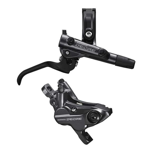 Shimano, Deore BL-M6100 / BR-M6120, MTB Hydraulic Disc Brake, Rear, Post mount, Disc: Not included, Black