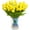 Yellow, variant on White Artificial Flowers 20 Pcs Faux Tulips PU Real Touch Fake Flowers For Home Office Wedding Decor Arrangement Bouquet Faux Flowers For Decoration