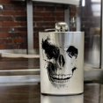 thumbnail image 4 of 8oz skull Stainless Steel flask, 4 of 7