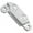 Chrome silver, variant on Brake Caliper Adapter Bracket for Harley 86-99 Standard Custom Softail