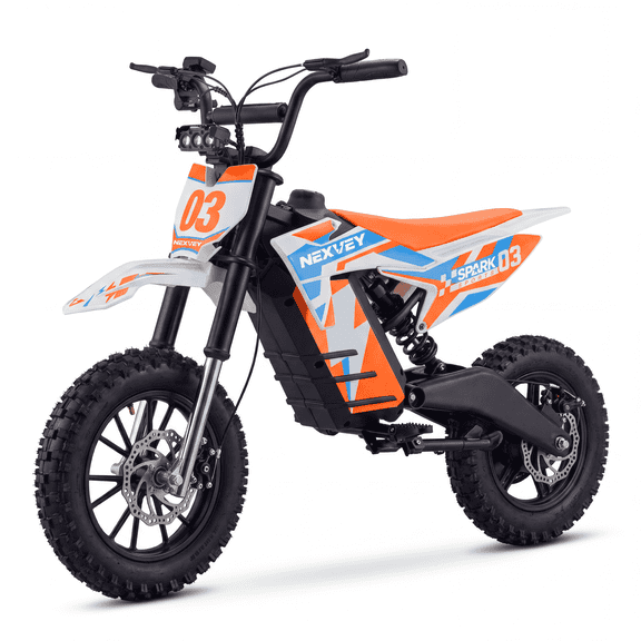 NEXVEY Spark03 Electric Dirt Bike for Kids Ages 8-12, 1500W Peak Motor, 48V 13Ah 624Wh Battery, 22 MPH Top Speed, 3 Speed Modes, 14" Off-Road Tires