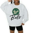 thumbnail image 3 of Women's Gameday Couture Ash South Florida Bulls Premium Fleece Pullover Sweatshirt, 3 of 5
