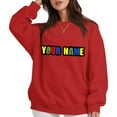 thumbnail image 4 of Custom Sweatshirt 100% Cotton Personalized Crewneck Sweatshirts for Women Men Gift, 4 of 6