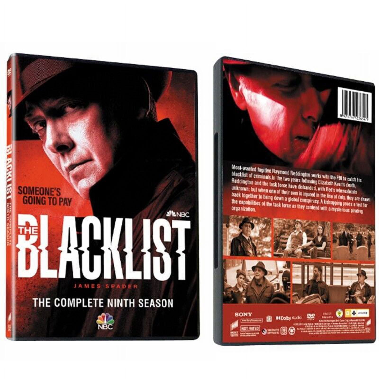 The Blacklist Season 9 DVD Box Set - Final Season - Walmart.com