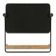 thumbnail image 5 of Kate and Laurel Rheeves Mirror with Shelf, Rustic Brown/Black 27x7x26, 5 of 11