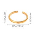 thumbnail image 3 of SIfdSeng Get it Fast Adjustable Minimalist Toe Rings for Stackable Barefoot Beach Jewelry Summer Anklet Toe Finger, 3 of 4