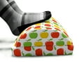 thumbnail image 5 of Colorful Foot Rest, Apples and Leaves Summer Harvesting Healthy Eating Tasty Graphic, Non-Slip Backing Ergonomic Memory Foam Leg Support for Office, Mustard Dark Pink and Green, by Ambesonne, 5 of 5