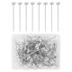 thumbnail image 3 of 1 alfiler de localización en forma de diamante para decoración delicada. Alfiler recto para manualidades., 3 of 7