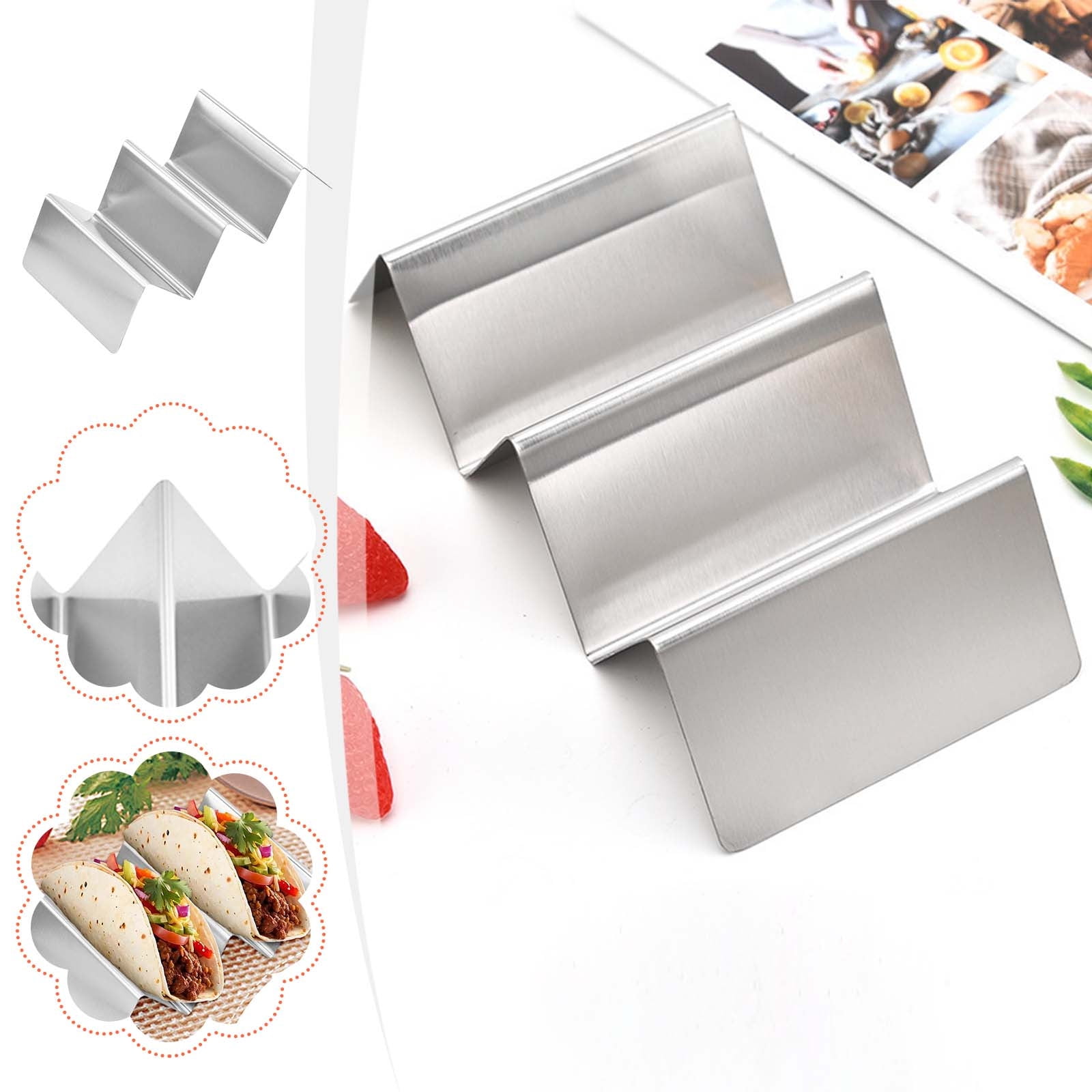 430 Stainless Steel Taco Rack Taco Taco Rack Taco | Walmart en línea