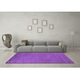 thumbnail image 3 of Ahgly Company Indoor Square Oriental Purple Industrial Area Rugs, 8' Square, 3 of 4