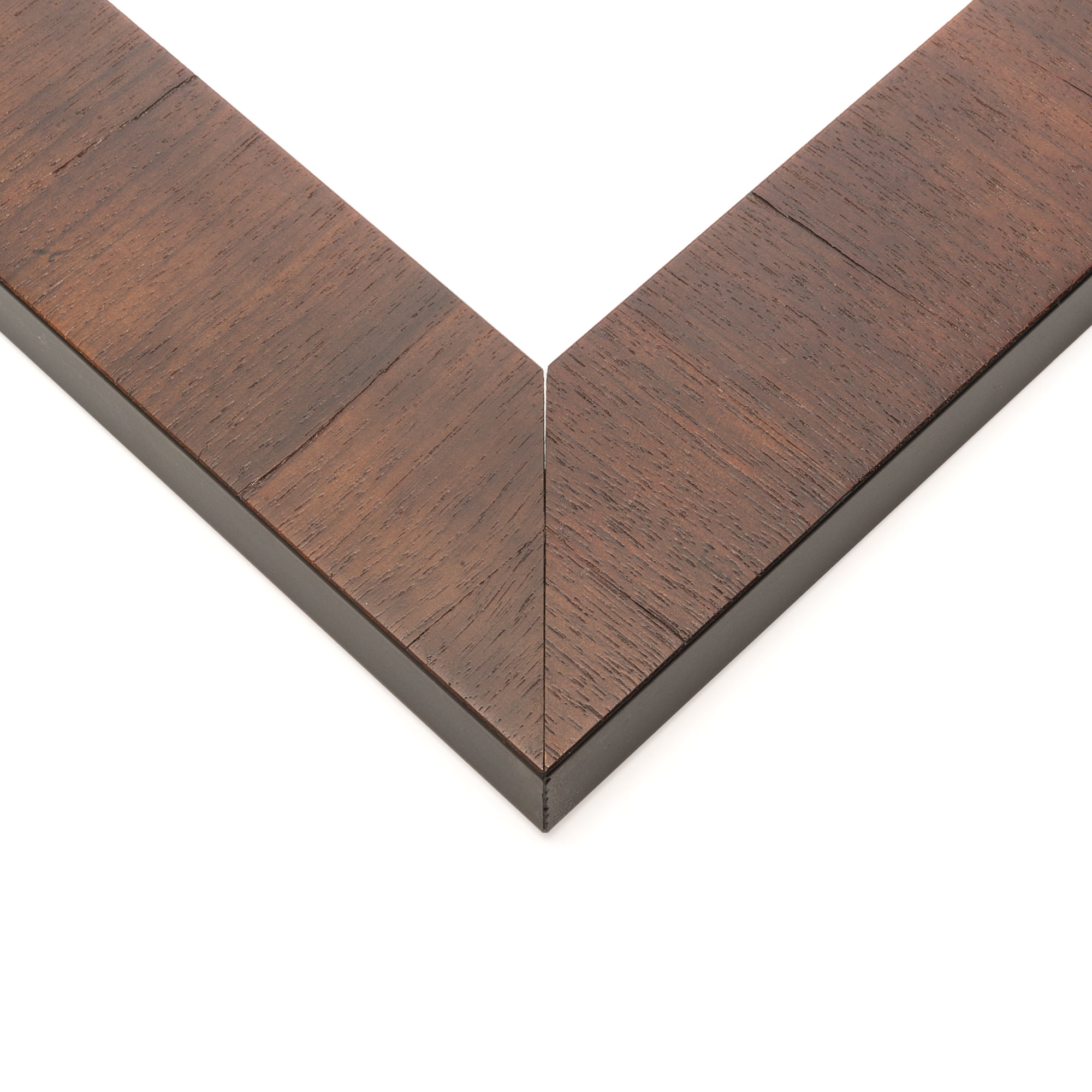 18x24 Frame Brown & Wood Tones Solid Wood Picture Frame Width 2 Inches | Interior Frame Depth 1