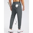 thumbnail image 3 of Pantalones deportivos de golf Soothfeel para hombre, ajustados, gris tinta, L, 3 of 6