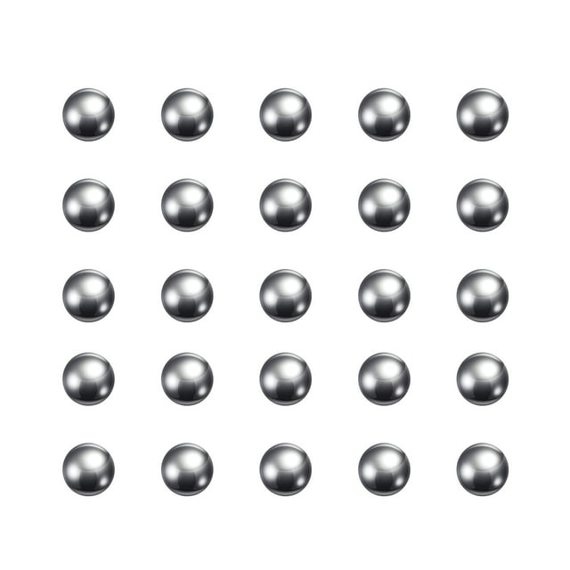 Unique Bargains Billes de Précision Diamètre 5/32 Pieds Acier Inoxydable 440C G25 pour Roulements Lot de 120