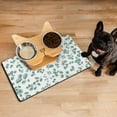 thumbnail image 3 of Pet Feeding Mat with Artistic Floral and Wildflower Design, Durable Waterproof Absorbent Dog Food Mat Non-Slip, 3 of 7