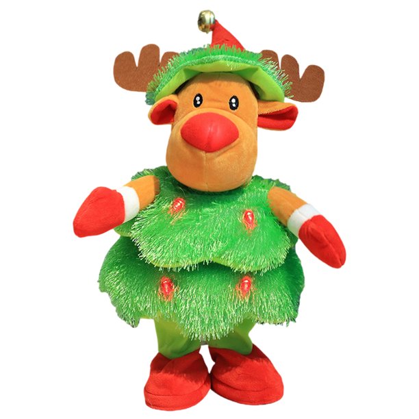 Juguete Muñecas Alce Animado Con Luces Los Mejores Regalos Interactivo para Y Niñas