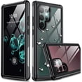 thumbnail image 1 of AICase Shockproof Back Cover Cell Phone Case for Samsung Galaxy S22 Ultra, Black, 1 of 9