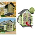 thumbnail image 3 of KUFptva Outdoor Hanging Bird Feeder with Perch Large Capacity Feeding Station for Garden and Yard, 3 of 7