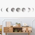 thumbnail image 2 of Cateissary Papel tapiz Luna Adhesivo de pared de fondo póster de PVC decoración del hogar arte dormitorio Mural adhesivos para el salón calcomanías de Decoración del hogar Cateissary HA077584-00B, 2 of 6