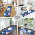 thumbnail image 6 of Yayeee Runner Rug for Bedroom 2'x6' Machine Washable Hallway Non Slip Mat, Light Pink Jellyfish, 6 of 8