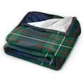 thumbnail image 2 of Super Soft Flannel Fleece Throw Blanke Tartan Lightweight Fuzzy Blanket for Couch Sofa Bed Office, Plush All Season 80x60 Inch, 2 of 8