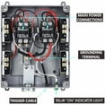thumbnail image 6 of 8-Light Controller with Trigger Cord, 8 Lighting Relay Controller, 120/240 Volt,Maximum 8000W Light Controller for Indoor  Grow Light Hydroponics Growing System, 6 of 7