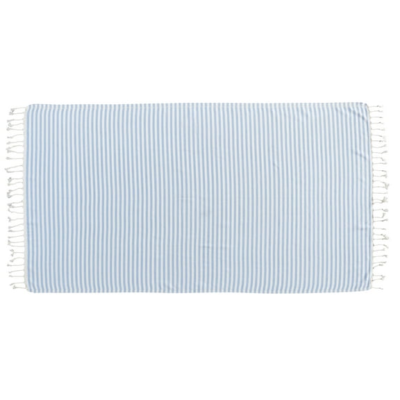 Kafthan, Calista Turkish Beach & Pool Towels, 100% Turkish Cotton, Soft, Blue, 35"x67"