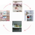 thumbnail image 3 of 1PC Telescopic Nail Free Baffle Add Layer Save Space Rack Holder for Storage Wardrobe Closet Cabinet Shelf, 3 of 8