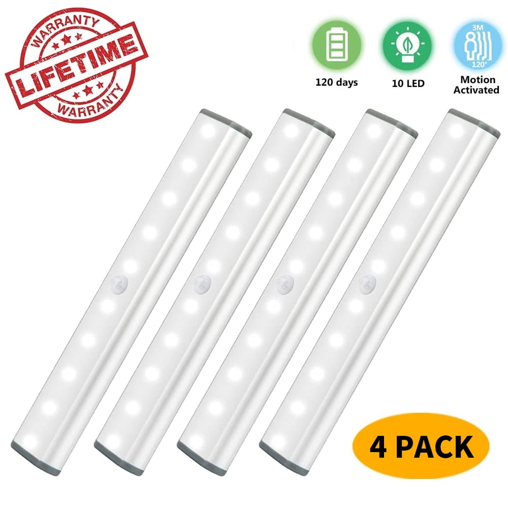 Battery powered motion sensor online under cabinet lighting