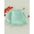 thumbnail image 5 of Douhoow Baby Girls Boys Sweatshirt Toddler Christmas Santa Pullover Autumn Tops,0-3Y, 5 of 8