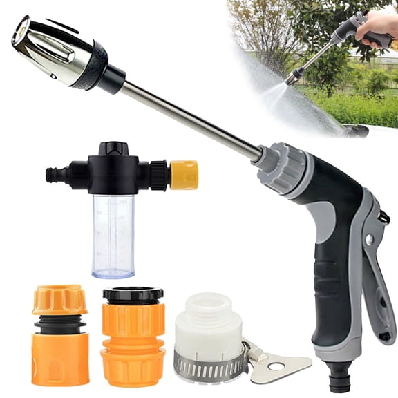 Hose Hawk Pressure Washer, Hosehawk Pro - Professional Water Pressure in a Compact Design, Multi Function High Pressure Hose Nozzle for Cleaning Yard Car Driveways